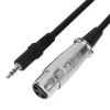 Kabelgebundenes PC-Mikrofon MEDIA-TECH MT397K mit XLR-Eingang, Tischständer, 2,4 m Kabel, 20–20000 Hz, -32 dB Empfindlichkeit