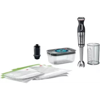 Bosch MS8CM61V1 Mixer Stabmixer 1000 W Schwarz, Edelstahl, Transparent