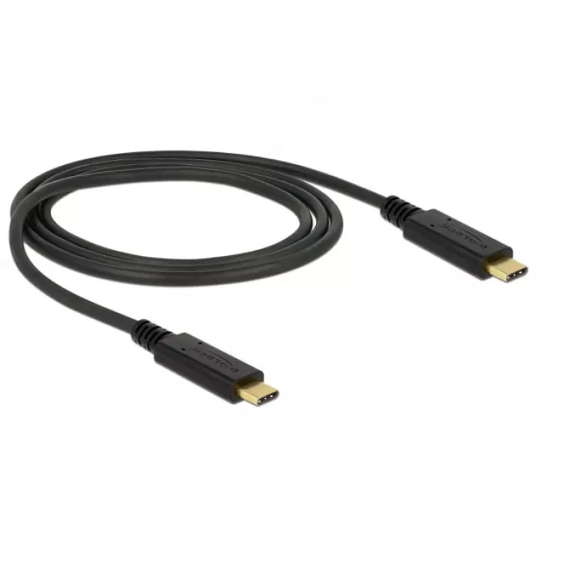 USB-Kabel DeLOCK 83661 USB 3.2 Gen 2 1m USB-C Schwarz