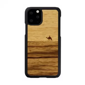Smartphone-Hülle man and wood für iPhone 11 Pro — terra Schwarz