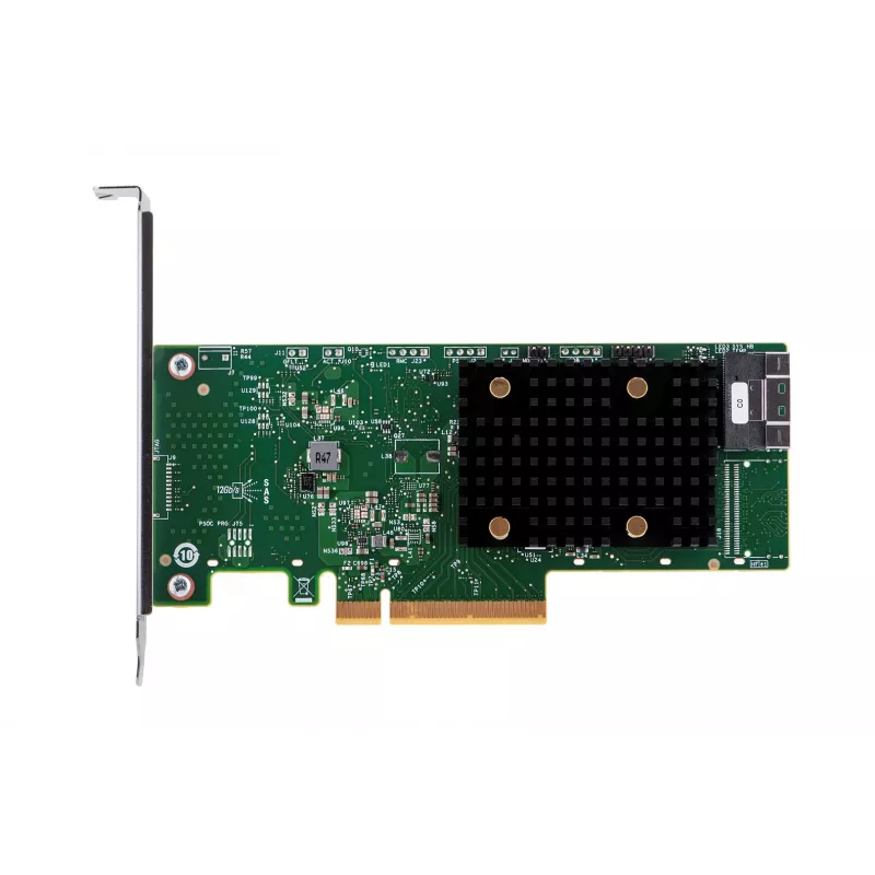 Interner HBA-Adapter Broadcom 9500-8i — PCIe SAS/SATA 12 Gbit/s, NVMe, Full-Height/Low-Profile