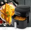 Nedis KAAF170BK Fritteuse Einzeln 7,2 l Standgerät 1800 W Heißluftfritteuse Schwarz