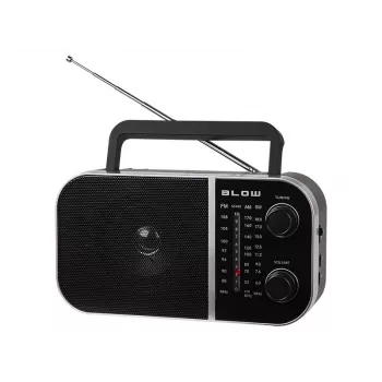 Tragbares Analogradio BLOW RA6 AM/FM – batteriebetriebener AM- und FM-Empfang, Kopfhöreranschluss