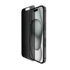 Belkin ScreenForce Pro - Bildschirmschutz für Handy - 2,5D - Glas - mit Sichtschutzfilter - Glas - für Apple iPhone 14 Pro, 15 (OVA147ZZ)