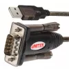 UNITEK Y-105 serielles Kabel Schwarz 1,5 m USB Typ-A DB-9