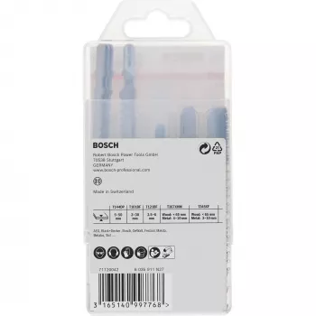Bosch 2 607 011 438 Stich-/Kurvenhub-/Säbelsägeblatt Stichsägeblatt Carbide 15 Stk.