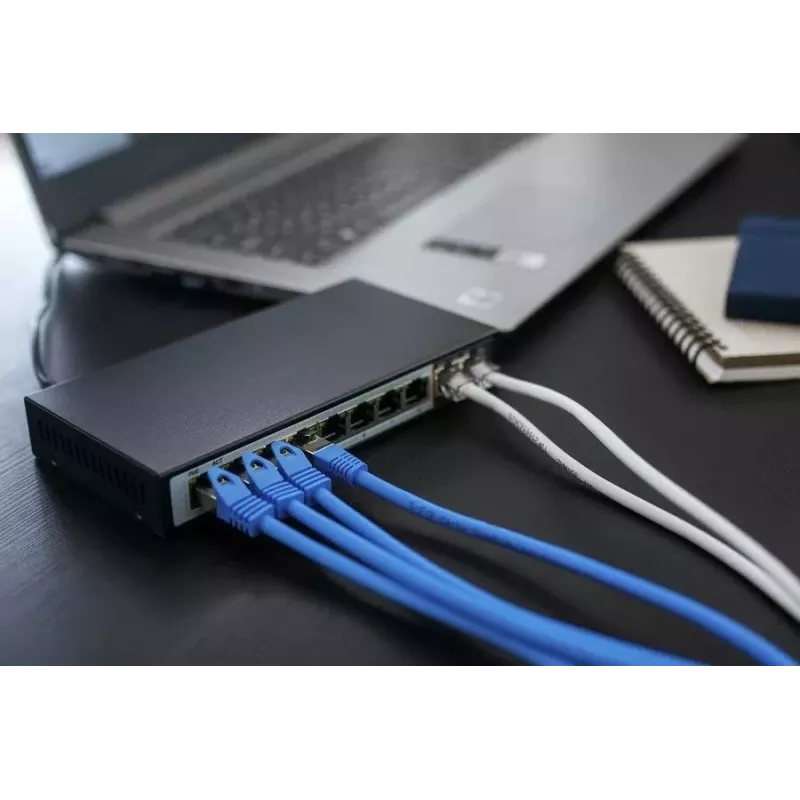 Extralink PoE Switch CERES 8x 100Mb/s PoE/PoE+, 2x RJ45 Uplink 100Mb/s, 96W