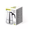 Moka pot Maestro MR-1660-9, Herdkaffeemaschine für 6 Tassen, schwarz