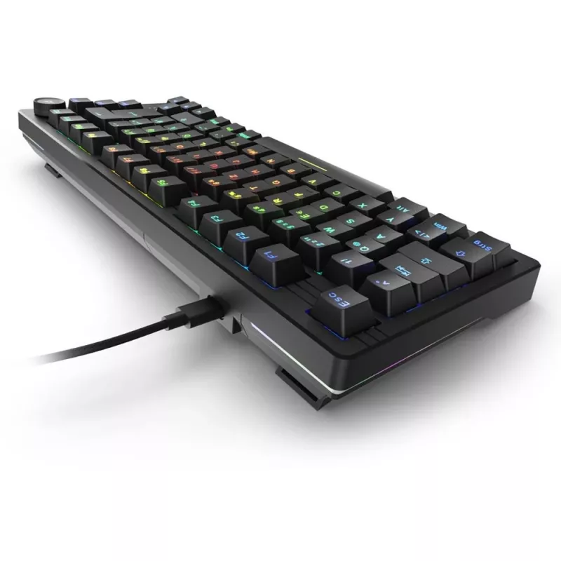 Sharkoon SGK25 Tastatur Home USB QWERTZ Deutsch Schwarz 75% RGB LED