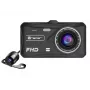 Dashcam TRACER 4TS Full HD Dual-Channel-Dashcam, 2 MP Hauptkamera, 0,4 MP Innenkamera, 140°/60° Winkel, 4 Zoll IPS-Anzeige, 150 mAh Akku, Aluminiumgehäuse, Parkassistent