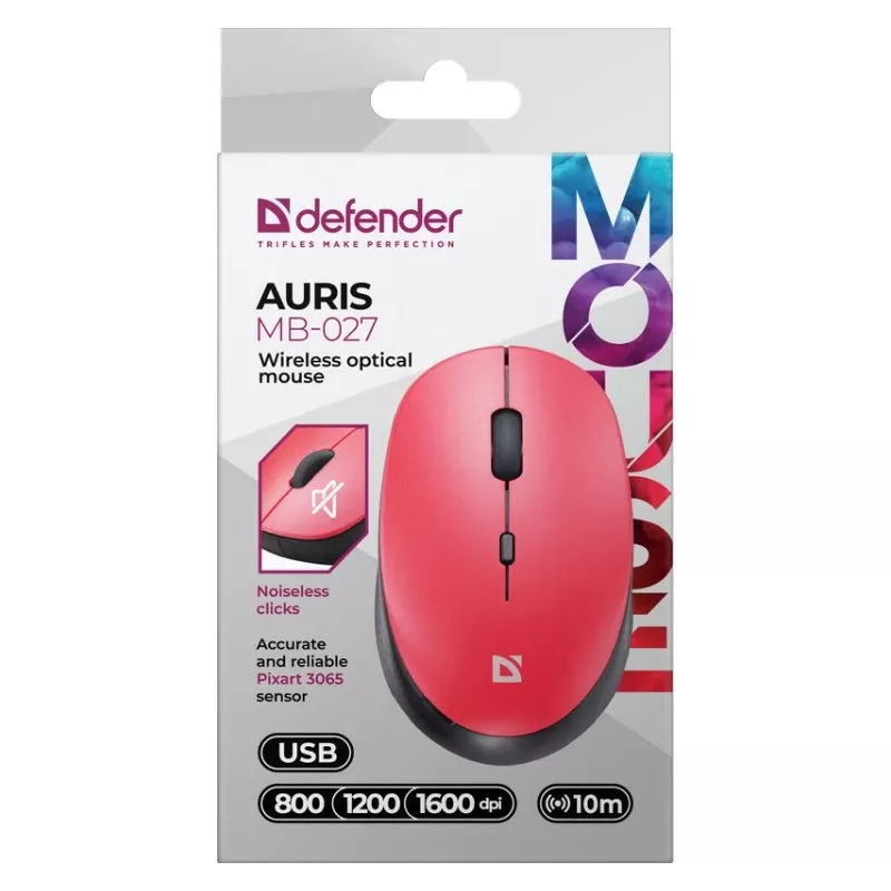 Drahtlose Maus DEFENDER AURIS MB-027 Schnittstelle