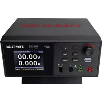 VOLTCRAFT DSP-6010 Labornetzgerät, einstellbar 0 - 60 V 0 - 10 A 300 W USB Slave-Funktion Anzahl Ausgänge 1 x (VC-12230435)
