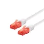 LOGON Cat6 UTP Netzwerkkabel, 7 m, RJ-45 auf RJ-45, Weiß