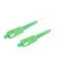 LANBERG Glasfaser-Patchkabel SM SC/APC-SC/APC Simplex 10m LSZH G.657.B3 3,0mm weiß