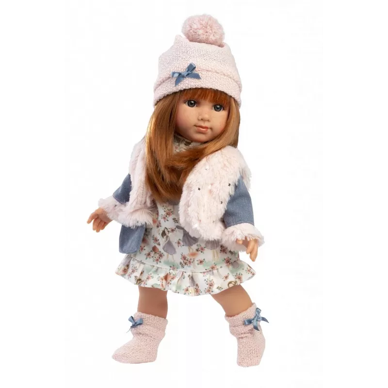 Puppe Llorens Nicole 35 cm – realistische Merkmale, weicher Körper, Babypuppe