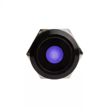 DimasTech Vandalismusschalter/-Taster 19mm Schwarzline Dot RGB PD218