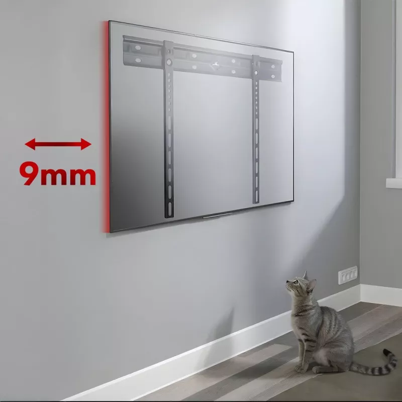 Wand-TV-Halterung MACLEAN MC-123 extra flach, VESA 400x400 mm, für Flachbildfernseher bis 80 kg