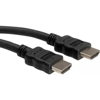 ROLINE - Video-/Audio-/Netzwerkkabel - HDMI - 30 AWG - HDMI, 19-polig (M) - HDMI, 19-polig (M) - 1 m - Abgeschirmt - Schwarz (11.04.5731)