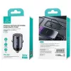 Auto-Ladegerät usams C38 30W — 1x USB-A + 1x USB-C Schnellladung
