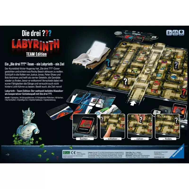 Die drei Labyrinth - Team Edition, Brettspiel