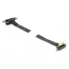 DeLOCK Riser-Karte PCI Express x1 Stecker 90° abgewinkelt auf x1-Steckplatz 90° abgewinkelt mit Kabel 60 cm