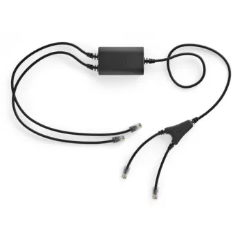 EHS-Adapter Sennheiser CEHS-CI 01 — schwarz, kompatibel mit Sennheiser-Headsets (Modell CEHS-CI 01)