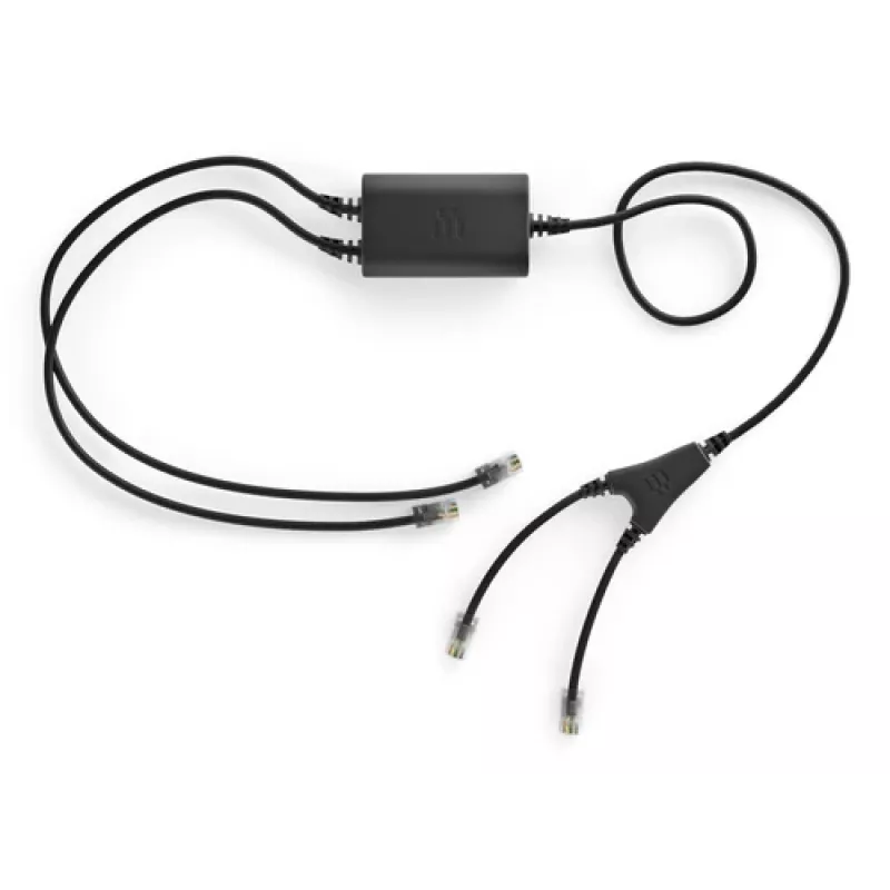 EHS-Adapter Sennheiser CEHS-CI 01 — schwarz, kompatibel mit Sennheiser-Headsets (Modell CEHS-CI 01)
