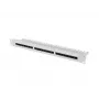 Patchpanel LANBERG PPUA-1124-S 24‑Port 1U 19 Zoll Kategorie 6A UTP