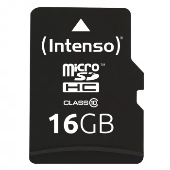 SPEICHER MICRO SDHC 16GB C10/W/ADAPTER 3413470 INTENSO
