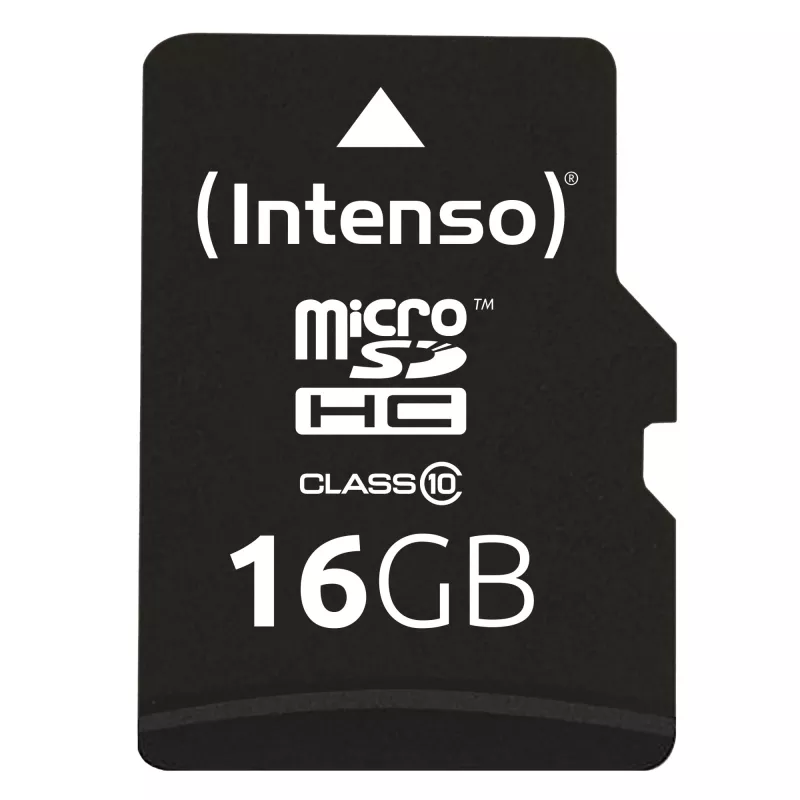 SPEICHER MICRO SDHC 16GB C10/W/ADAPTER 3413470 INTENSO