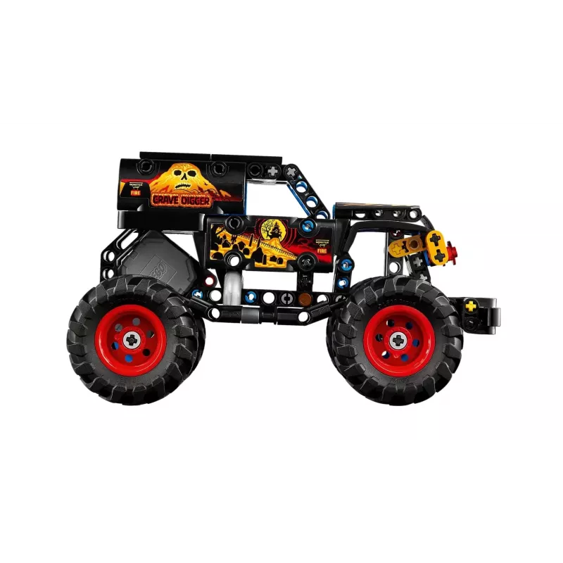 LEGO TECHNIC 42219 Monster Jam Grave Digger Feuer und Eis