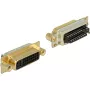 DVI 24+5 Buchse, Lötversion, Stecker Silber
