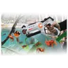 Jamara 410065 Impulse Laser Bug Hunt Set, Spielzeug-Laserpistole mit Ziel, Weiß/Orange