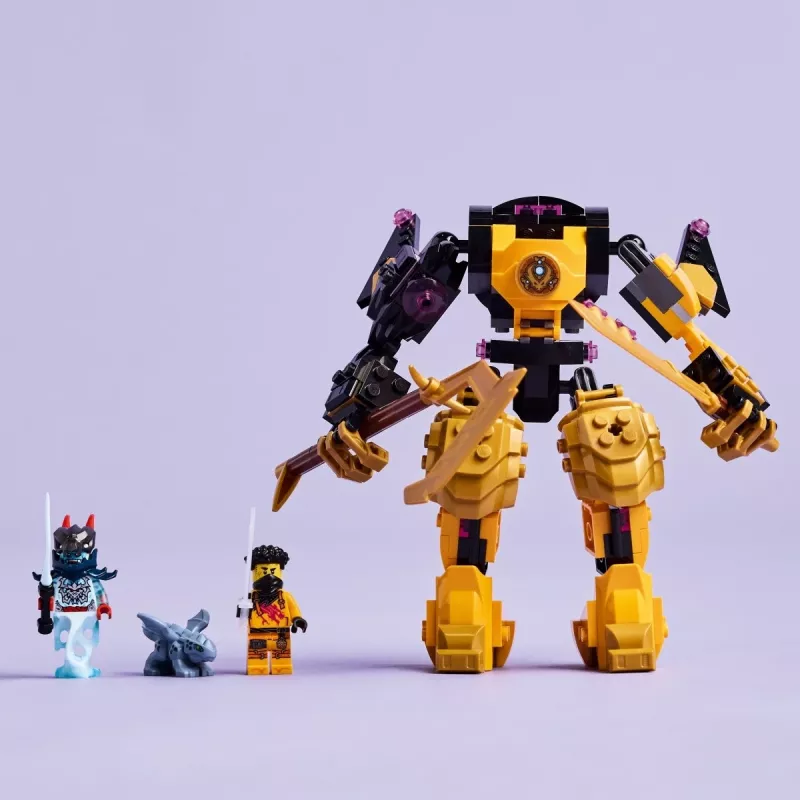 LEGO Bauset NINJAGO 71839 Arins Spinjitzu Kampf-Mech, 213 Teile, 2 Minifiguren, Höhe 160 mm