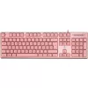 Deltaco GAM-021-RGB-P-DE - Vollgröße (100%) - USB - Membran-Tastenschalter - QWERTZ - Pink