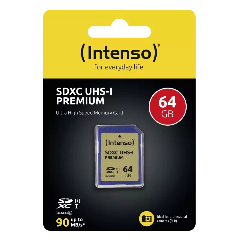 Intenso Speicherkarte 64 GB SDXC UHS-I Class 10 3421490