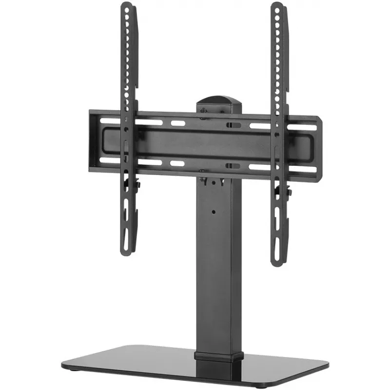 Goobay Tisch-TV-Ständer Basic Fix | Schwenkbar | 32-70 Zoll | Maximale Belastung 40 kg | Schwarz