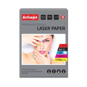 Fotopapier ActiveJet AP4-160G100L A4 160 g/m² Glanz 100 Blatt