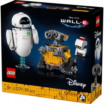 LEGO Bauset Disney Pixar WALL·E und EVE 43279 — 811 Teile, 130 mm Höhe, für 18+
