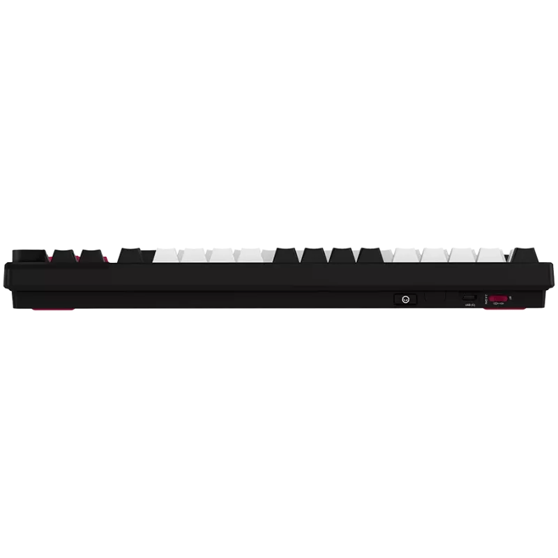 LORGAR KBP70TKLW, Kabellose TKL Mechanische Gaming-Tastatur Pro, Schwarz/Rot, EN-Layout