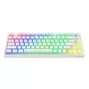 Gaming-Tastatur Savio Phenix WHITE GAT RED PUD Kabelgebunden Kabellos USB Bluetooth RGB LED