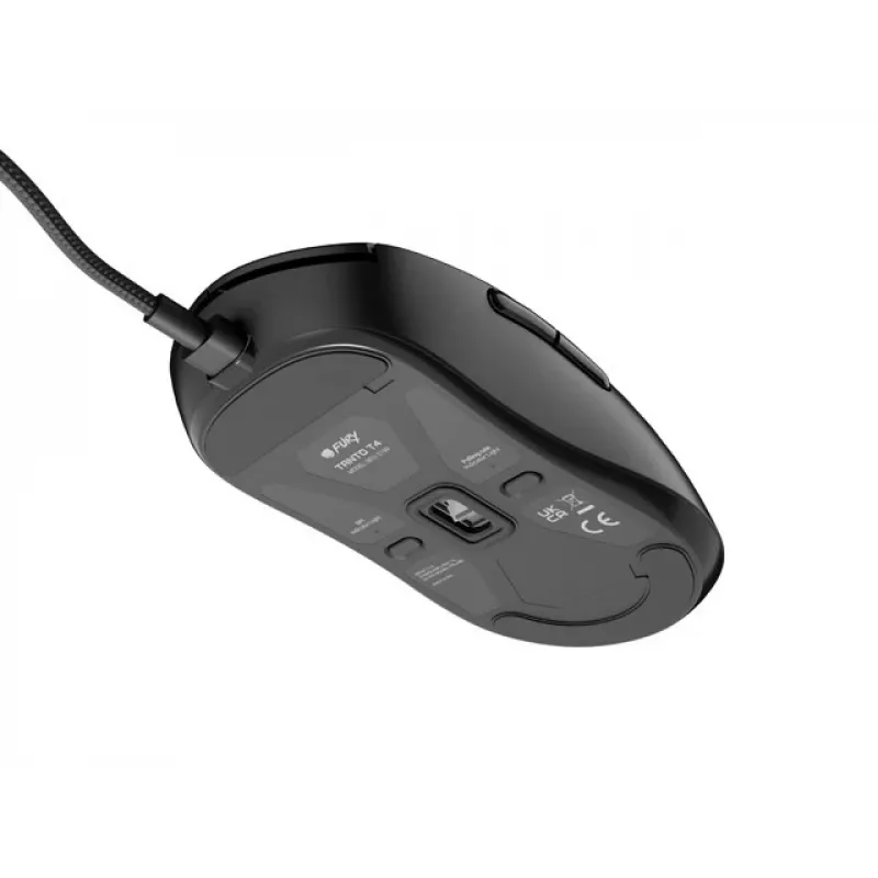 FURY TANTO T4 12000DPI RGB GAMING MAUS SCHWARZ PROGRAMMIERBAR