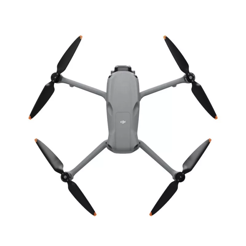 Quadcopter DJI Air 3s RC-N3 — 50-MP-Kamera, 4K 3840×2160, 4 Rotoren, max. 27 m/s, Reichweite 32.000 m, 4276-mAh-Akku, grau