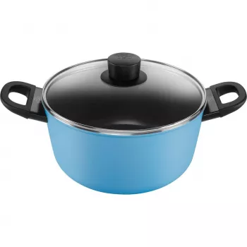 Bratpfanne Ballarini Caprera 2H 24 cm, antihaftbeschichtet, blau