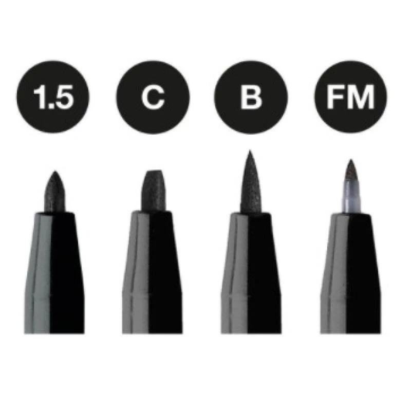 Filzstift Faber-Castell 167153 — Fasermaler, schwarz, Einzelstück