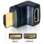 HDMI-Adapter DeLOCK 65072 HDMI-Stecker auf HDMI-Buchse, 90° nach oben