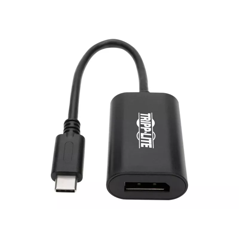 Tripp Eaton Tripp Lite Series USB-C auf DisplayPort Video Adapter Konverter 4K x 2K @ 60Hz, Schwarz, USB Typ C auf DP, USB-C, USB Typ-C 6 Zoll