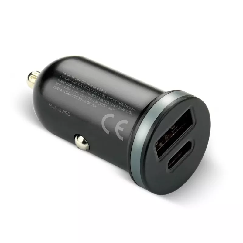 Kfz-Ladegerät everActive CC-30Q QC3.0 35W – 1x USB-A, 1x USB-C, Schnellladung