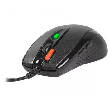 Gaming-Maus A4Tech X-7120 USB Typ-A beidhändig 2000 DPI, 3 ms, kabelgebunden, schwarz