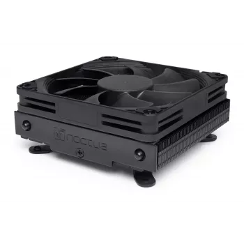 CPU-Kühler Noctua NH-L9i chromax.Schwarz, Low-Profile 92-mm-Lüfter, Unterstützung für LGA1151/LGA115x/AM4, 37 mm Höhe, 95x95 mm Kühlkörper